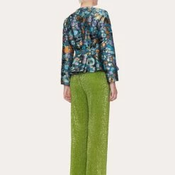 Stine Goya Farahi Top - Blue Leopard