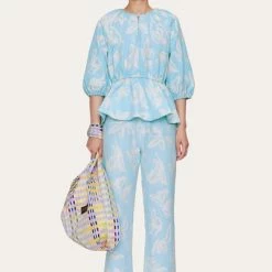 Stine Goya Britney The Life Of A Tulip Blue Top