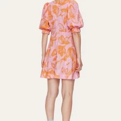 Stine Goya Celina Stroke Flower Print Dress