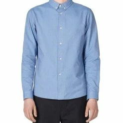 A.P.C. Button Down Shirt Blue