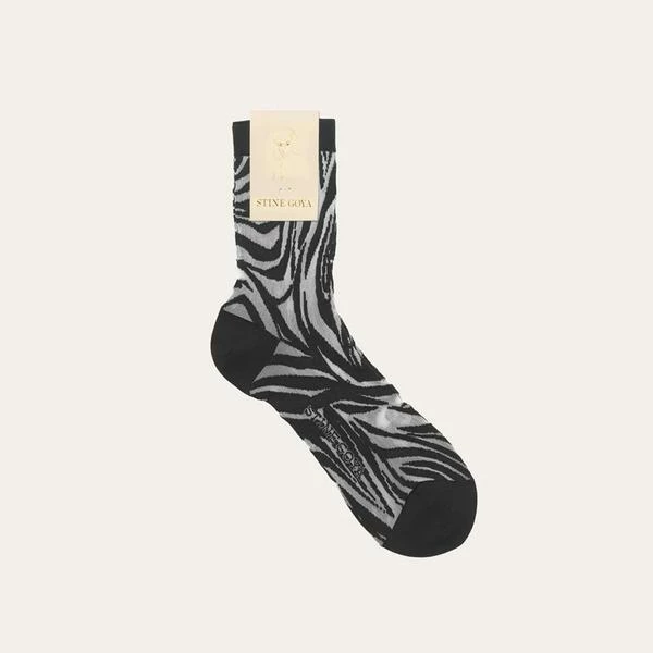Stine Goya Zebra Print Tilly Socks 3 Stine Goya Zebra Print Tilly Socks