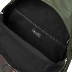 A.P.C. Khaki Camden Backpack Militaire