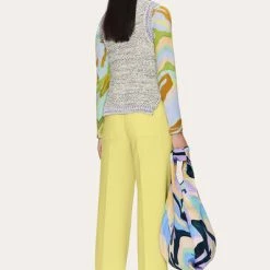 Stine Goya Greta Knitted Vest Lilac Grass