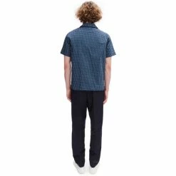 A.P.C. Lloyd S/S Shirt - Dark Blue