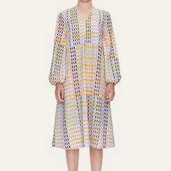 Stine Goya Nini Dress Techno Check