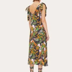 Stine Goya Naima Dress - Artist Canvas At Night