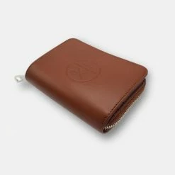 A.P.C. Emmanuel Compact Wallet Guitaire Noisette