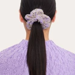 Stine Goya Scrunchy Embroidered Wallpaper Lilac