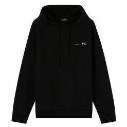 A.P.C. Item Hoodie Black