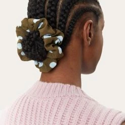 Stine Goya Blue Dots Scrunchy