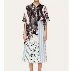 Stine Goya Lilah Skirt Flowermarket Stripes