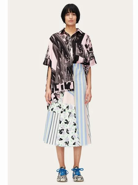 Stine Goya Lilah Skirt Flowermarket Stripes 3 Stine Goya Lilah Skirt Flowermarket Stripes