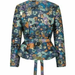 Stine Goya Farahi Jacket Blue Leopard