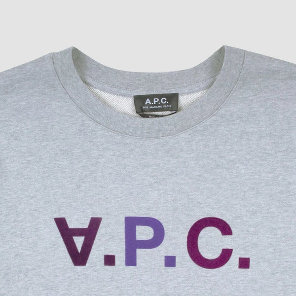 A.P.C. Vpc Multicolour Sweatshirt - Violet 4 A.P.C. Vpc Multicolour Sweatshirt - Violet