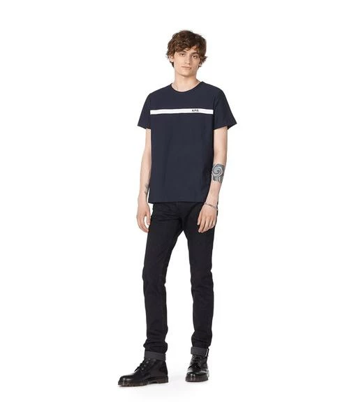 A.P.C. Yukata T Shirt Dark Navy 4 A.P.C. Yukata T Shirt Dark Navy