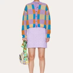 Stine Goya Ash Knit Multi Check