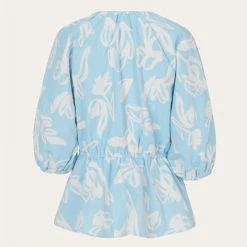 Stine Goya Britney Top - The Life Of A Tulip Blue