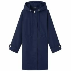 A.P.C. Navy Blue Sussex Parka
