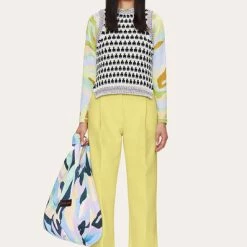 Stine Goya Greta Knitted Vest Lilac Grass