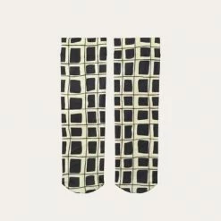 Stine Goya Verita Socks Cloud Cream Check