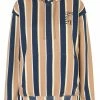 Stine Goya Jamila Hoodie - Brown Stripes Responsible
