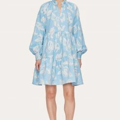 Stine Goya Merina Bucket Hat - The Life of a Tulip Blue