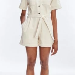A.P.C. Cream Amelie Jumpsuit