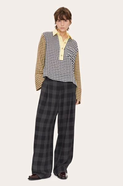 Stine Goya Jesabelle Pants Nighttime Check 3 Stine Goya Jesabelle Pants Nighttime Check