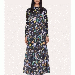 Stine Goya Francisca Black Leopard Dress