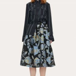 Stine Goya Tove Skirt - Flower Foliage Gold