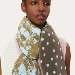 Stine Goya Frema Scarf - Flower Foliage Blue 9 Stine Goya Frema Scarf - Flower Foliage Blue