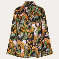 Stine Goya Summer Shirt - Artist Canvas At Night