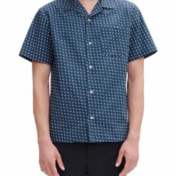 A.P.C. Lloyd S/S Shirt - Dark Blue