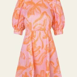 Stine Goya Celina Stroke Flower Print Dress