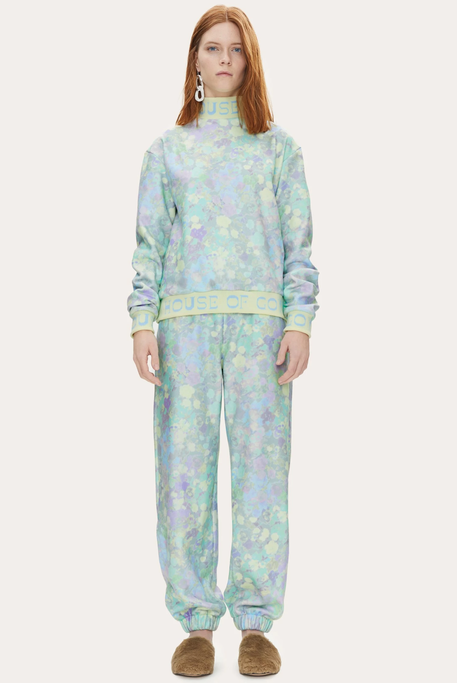 Stine Goya Nona Fleece Pants - Pastel Bloom 5 Stine Goya Nona Fleece Pants - Pastel Bloom