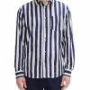 A.P.C. Mathieu Shirt - Blue/White Stripe