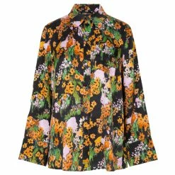 Stine Goya Summer Shirt - Artist Canvas At Night