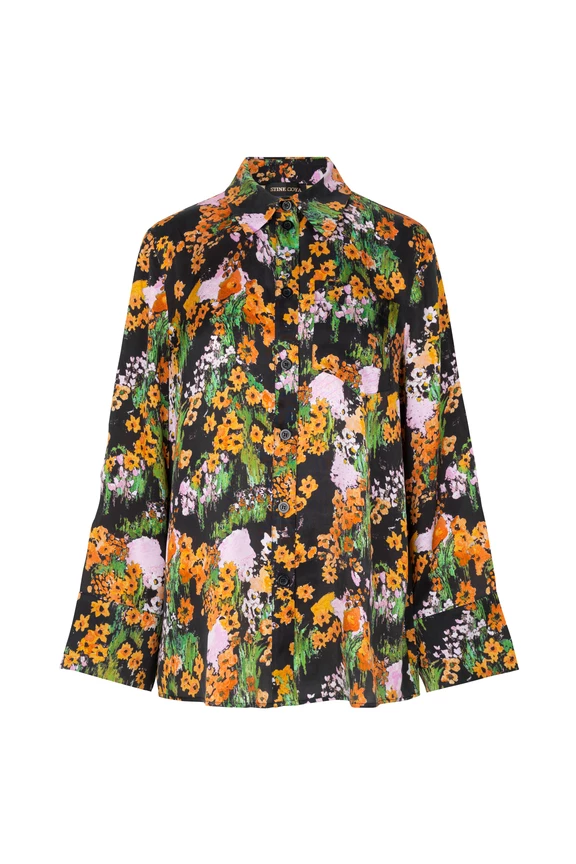 Stine Goya Summer Shirt - Artist Canvas At Night 3 Stine Goya Summer Shirt - Artist Canvas At Night