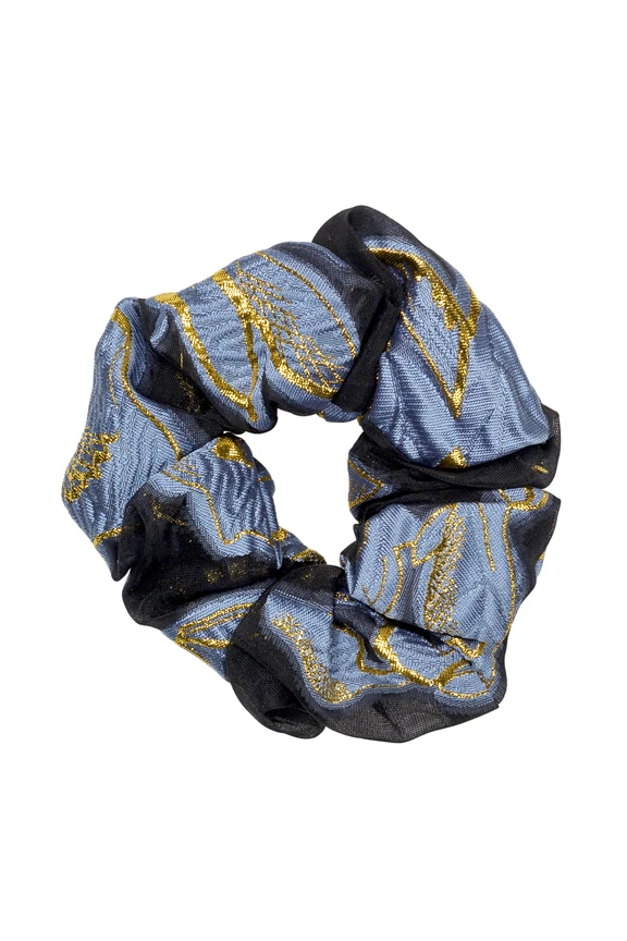 Stine Goya Scrunchy - Flower Foliage Gold 3 Stine Goya Scrunchy - Flower Foliage Gold