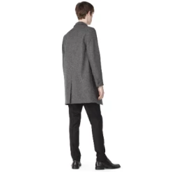 A.P.C. Heather Gray Coat Viscose in 4 Sizes