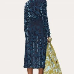 Stine Goya Idunn Bag - Flower Foliage Blue