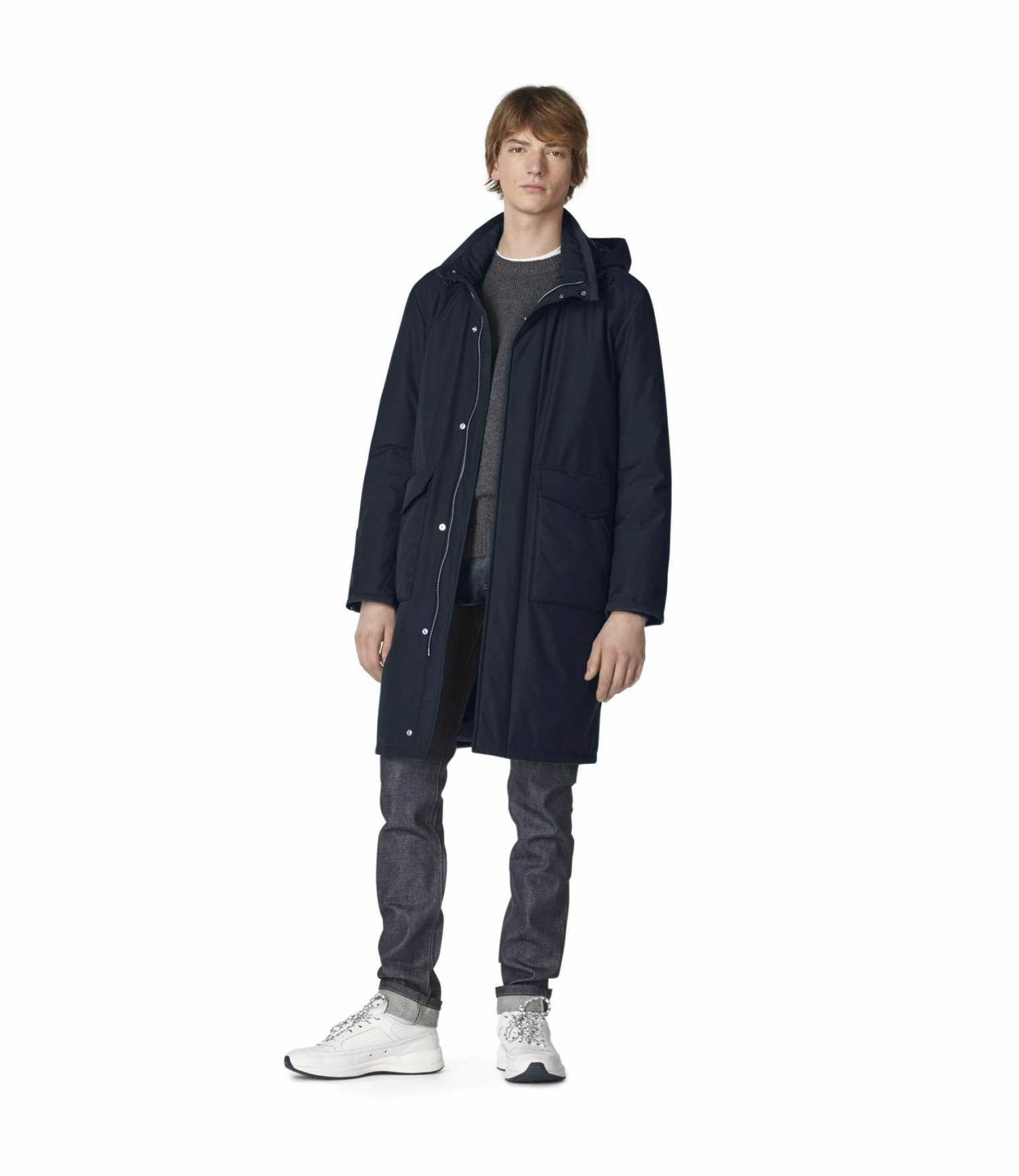 A.P.C. Vadim Cotton Nylon Parka 4 A.P.C. Vadim Cotton Nylon Parka
