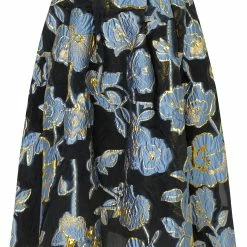 Stine Goya Tove Skirt - Flower Foliage Gold