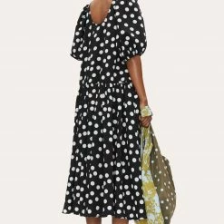 Stine Goya Amelia Dress - Dots Cream