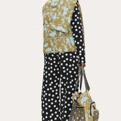 Stine Goya Liliana Bag - Flower Foliage Blue