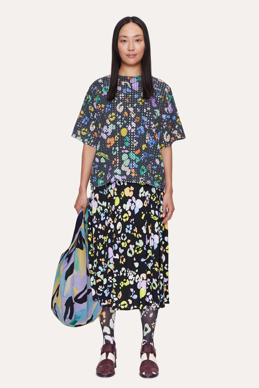 Stine Goya Gretchen Skirt - Black Leopard 6 Stine Goya Gretchen Skirt - Black Leopard