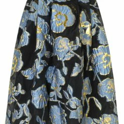 Stine Goya Tove Skirt - Flower Foliage Gold