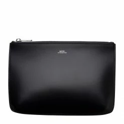 A.P.C. Black Jacob Clutch