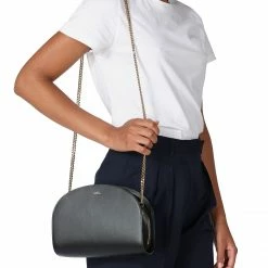 A.P.C. Black Demi Lune Bag with Chain