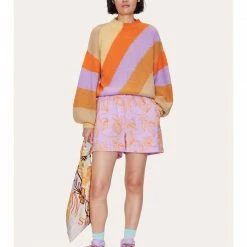 Stine Goya Multi Stripe Scharla Knit Sweater